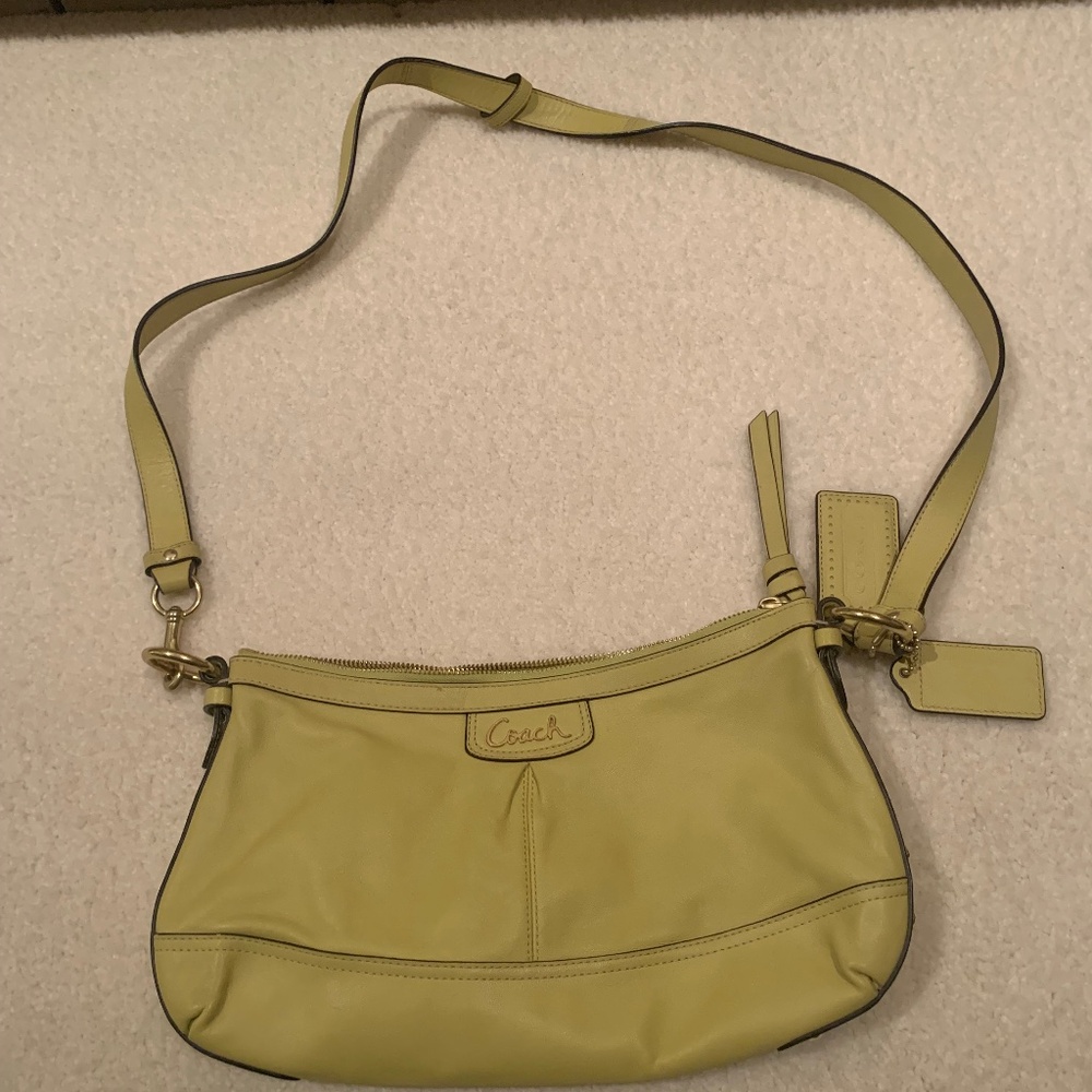 COACH leather crossbody bag